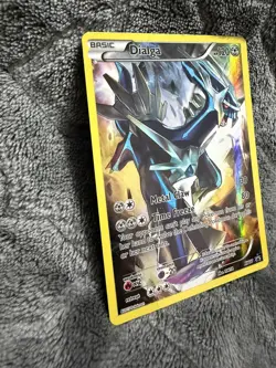 DIALGA 2015 POKEMON XY BLACK STAR PROMO Full Art #XY77 Q1282 - Image 2