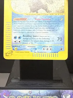 Pokemon Card Feraligatr 12/165 Expedition Base Set Holo WOTC Rare Played - Image 3
