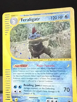 Pokemon Card Feraligatr 12/165 Expedition Base Set Holo WOTC Rare Played - Image 5
