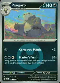 Pangoro (Energy) 140/217 ME: Ascended Heroes Pokemon Reverse Holo NM - Image 1