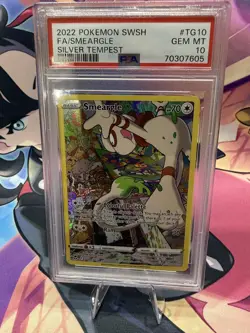 2022 POKEMON SWORD & SHIELD SILVER TEMPEST #TG10 FULL ART/SMEARGLE PSA 10 - Image 1
