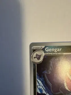 POKEMON GENGAR 057/091 REVERSE HOLO PALDEAN FATES NM NEAR MINT - Image 4