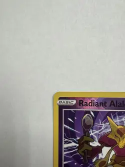 2022 Pokemon RADIANT ALAKAZAM #059/195 Silver Tempest Shiny Ultra Rare English - Image 4