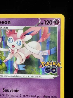 SYLVEON 035/078 POKEMON GO HOLO RARE POKEMON TCG - Image 3