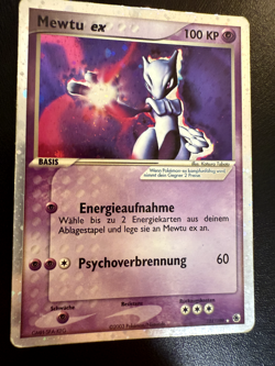 Pokemon Mewtwo ex 100 HP EX Ruby & Sapphire Holo Ultra Rare 101/109 DE - Image 1