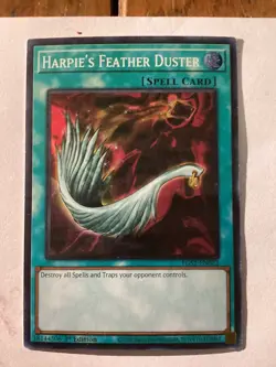 Yu-Gi-Oh! TCG Harpie's Feather Duster EGS1-EN022 Super Rare NM - Image 1