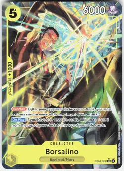 Borsalino Alternate Art Foil EB04-058 Adventure on Kami's Island One Piece - Image 1