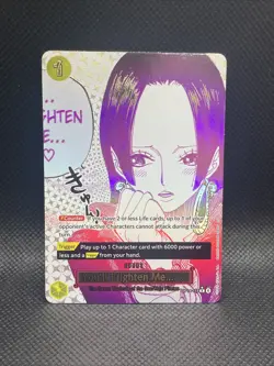 You'll Frighten Me... (Alternate Art) OP14-118 The Azure Sea's Seven Foil - Image 1