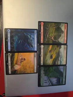 MTG Jurassic World Double Sided Full Art Lands Set Card Land Magic Standard - Image 1