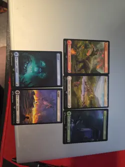 MTG Jurassic World Double Sided Full Art Lands Set Card Land Magic Standard - Image 2