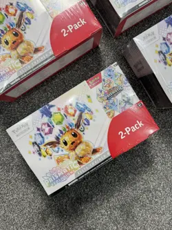 Pokemon TCG Prismatic Evolutions Costco 2 Pack - ETB & Booster Bundle x 2 pack - Image 1