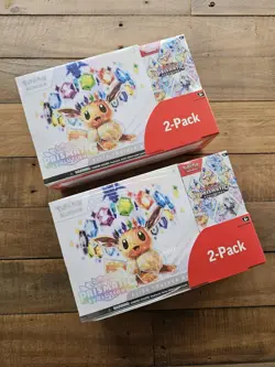 Pokemon TCG Prismatic Evolutions Costco Bundle ETB Booster Bundle x 2 - Image 1