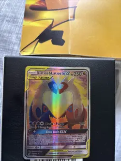 Pokemon TCG Latias & Latios GX 2019 170/181 Team Up Ultra Rare Alt Art Tag Team - Image 2
