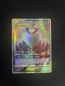 Pokemon TCG Latias & Latios GX 2019 170/181 Team Up Ultra Rare Alt Art Tag Team - Image 1