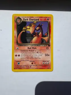 Pokemon Card - Team Rocket 21/82 - DARK CHARIZARD (rare) - NM - Image 1