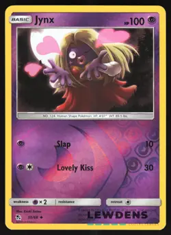 Jynx - 30/68 - Reverse Holo Uncommon - Hidden Fates - Pokemon Card - Image 1