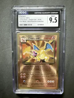 Charizard Celebrations Ultra Premium Collection Metal Card CGC 9.5 - Image 1