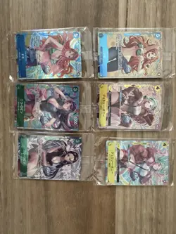 One Piece TCG EXCLUSIVE TS02 Asia Mini Tin Vol 2 Set of 6 Promo Cards (SEALED) - Image 1