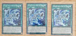 3X MP23-EN026 Vision with Eyes of Blue - Prismatic Secret Rare Card 1st Edition - Image 1