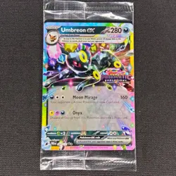 Umbreon EX 060/131 Prismatic Evolutions Stamped Promo Pokemon Card - NM SEALED - Image 1
