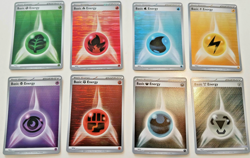 Scarlet and Violet complete set of 8 Holo Black Bolt, White Flare Energy cards - Image 1
