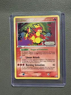 Pokemon Magmar EX Legend Maker Reverse Holo Card 21/92 HP - Image 1