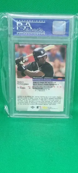 PSA 8 1994 Classic # 1 Michael Jordan Birmingham Barons NM-MT Vintage Graded MJ - Image 5