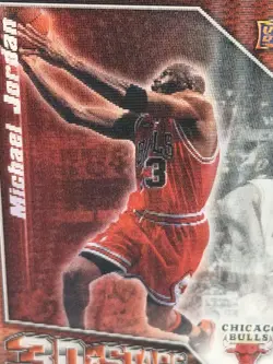 Michael Jordan Kobe Bryant 2009-10 Upper Deck 3D Stars #3D-JB Dual Insert NM - Image 2