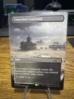 Concealed Courtyard (Borderless) Outlaws of Thunder Junction Foil - Image 1