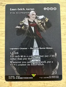 Emet-Selch, Ascian - K'rrik, Son of Yawgmoth (Showcase) Final Fantasy:... - Image 1