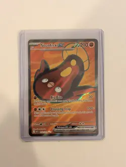 Stunfisk ex 252/217 Ultra Rare ME: Ascended Heroes Pokemon NM/M - Image 1