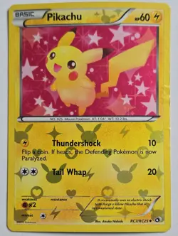 Pokemon Pikachu RC7/RC25 Radiant Collection Uncommon Reverse Holo 60 HP - Image 1