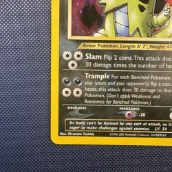 Pokemon Vintage Holo Tyranitar 12/75 Neo Discovery Wotc 2001 - Image 5