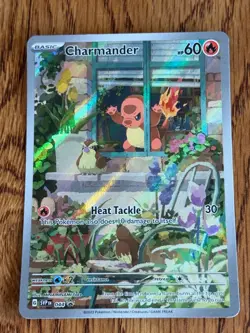Pokemon TCG Charmander SVP 043 Scarlet & Violet Promo Holo Heat Tackle English - Image 1