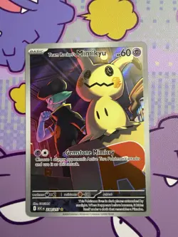 Pokemon TCG Team Rockets Mimikyu IR 238/217 Ascended Heroes Near Mint Condition - Image 1