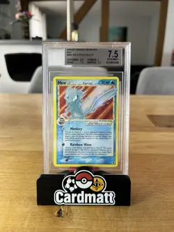 Mew Gold Star Holo 2006 Pokemon EX Dragon Frontiers 101/101 BGS 7.5 NM+ NEW CERT - Image 1