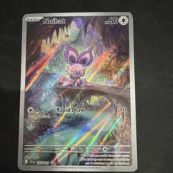 Pokemon TCG Noibat Illustration Rare Holo Sv09 Journey Together 169/159 English… - Image 1