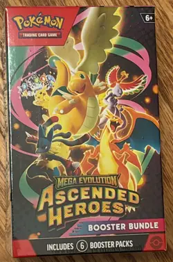 Pack of 4 - Pokemon Center Ascended Heroes Booster Bundle Factory Sealed NEW 🔥 - Image 1