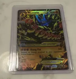 Pokemon TCG M Mega Lucario EX Furious Fists 55/111 - Image 1