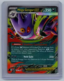 Mega Gengar ex 056/094 Double Rare Phantasmal Flames Pokemon Near Mint - Image 1