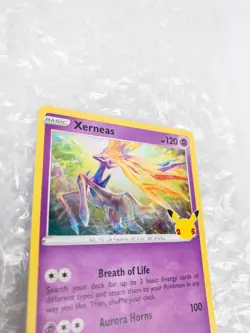 Xerneas - 25th Anniversary Pokemon Celebrations TCG - NM HOLO RARE 012/025 - Image 3