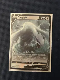 Pokemon Lugia V Silver Tempest Ultra Rare Full Art Holo 138/195 220 HP - Image 1