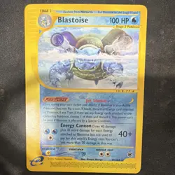 Blastoise 37/165 Pokemon Expedition TCG Regular English Stage 2 100 HP - Image 1