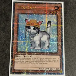 YuGiOh Rescue Cat Quarter Century Secret Rare NM RA02-EN001 1st Ed Original Art - Image 1