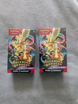 X2 Pokemon TCG: Mega Evolution Ascended Heroes - Booster Bundle New and Sealed - Image 1