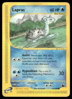 Pokemon Cards Lapras 71/144 Skyridge Common NM *2 - Image 1