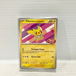 Pikachu Berkemeja Batik 190/SV-P Indonesia Journey - Pokemon Card - Sealed - Image 1