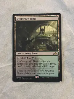 MTG Magic the Gathering Overgrown Tomb (253p/89) Guilds of Ravnica Promos LP - Image 1