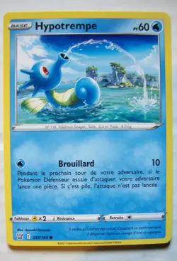 Carte Pokemon - Hypotrempe 031/163 - Epee et Bouclier Styles de Combat EB05 - Image 1