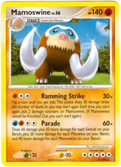Mamoswine 21/100 D&P Stormfront RARE MINT! Pokemon - Image 1